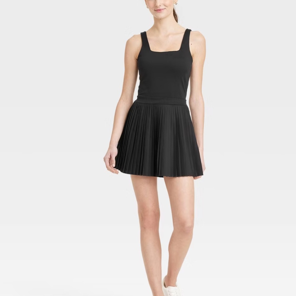 All In Motion‎ Women's Black Pleated Active Dress